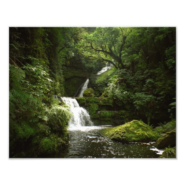 McLean Falls South Island New Zealand Photo Print (Front)