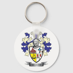 McLean Family Crest Coat of Arms Key Ring