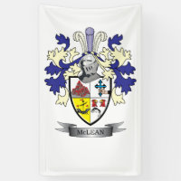 McLean Family Crest Coat of Arms TITLE