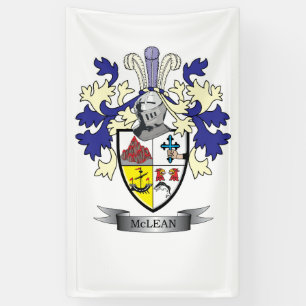 McLean Family Crest Coat of Arms    TITLE Banner