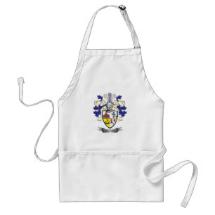 McLean Family Crest Coat of Arms TITLE Standard Apron