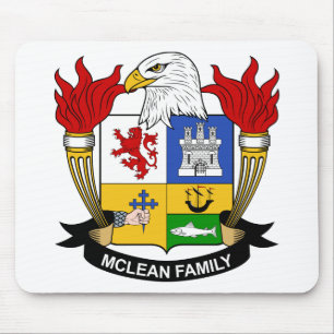 McLean Family Crest Mouse Pad