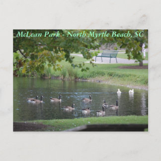 McLean Park - North Myrtle Beach, South Carolina Postcard