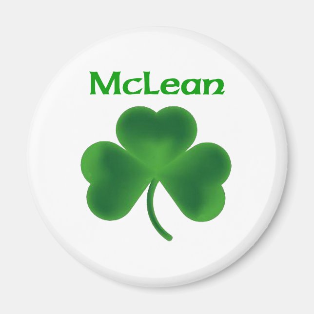 McLean Shamrock Magnet (Front)