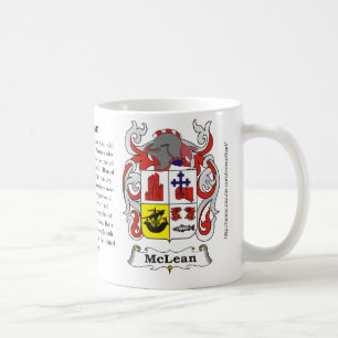 McLean, the origin, meaning and the crest Coffee Mug