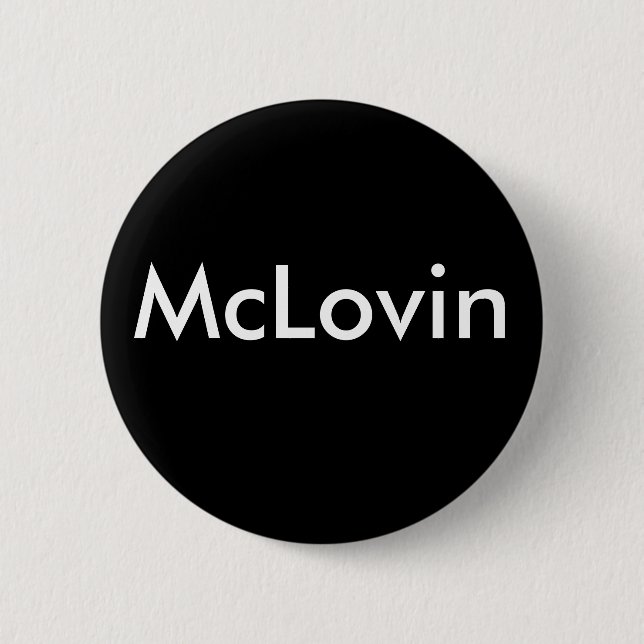 McLovin 6 Cm Round Badge (Front)