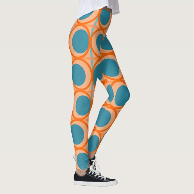MCM Circles and Lines Leggings (Right)