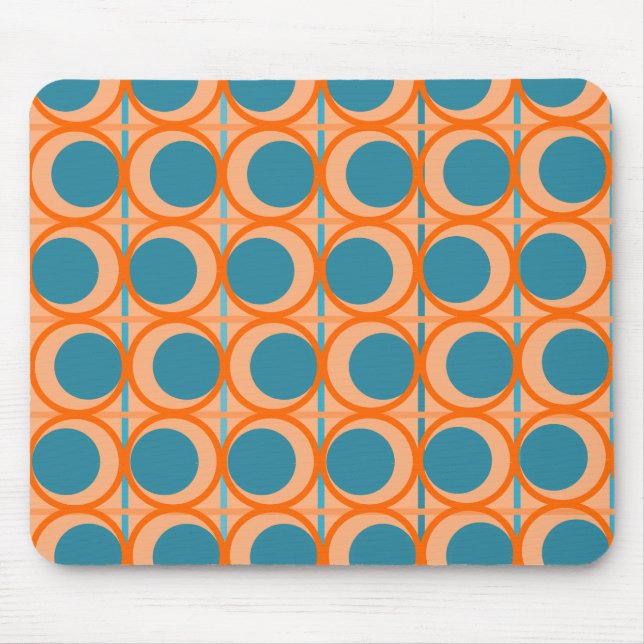 MCM Circles and Lines Mouse Pad (Front)