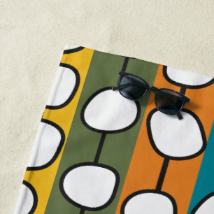 MCM Colourful Lines Beach Towel