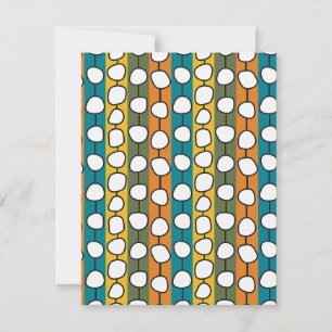 MCM Colourful Lines Card