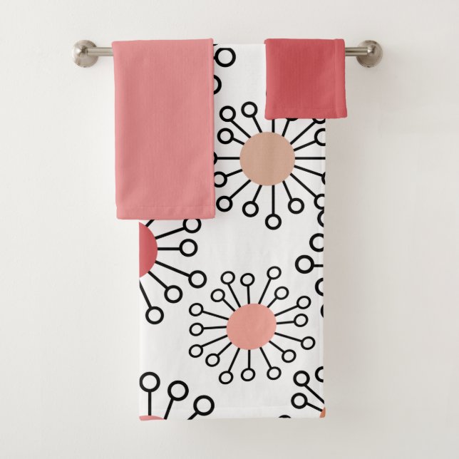 MCM Flowers  Bath Towel Set (Insitu)