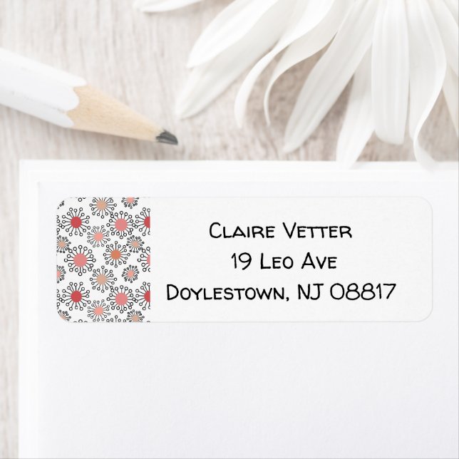 MCM Flowers  Return Address Label (Insitu)