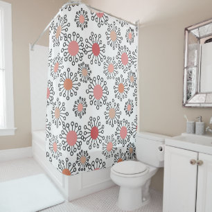 MCM Flowers Shower Curtain