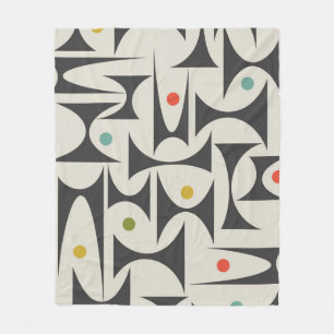 MCM Geometric Pattern Table Lamp Bath Mat Fleece Blanket