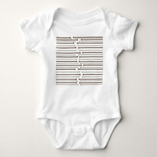 MCM Inspired Lines Baby Bodysuit