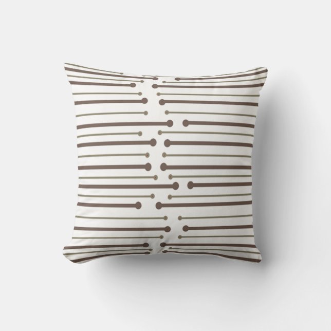 MCM Inspired Lines Cushion (Front)