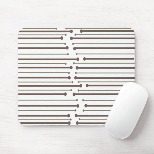 MCM Inspired Lines  Mouse Pad (With Mouse)