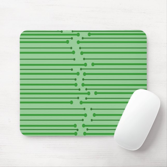 MCM Inspired Lines  Mouse Pad (With Mouse)