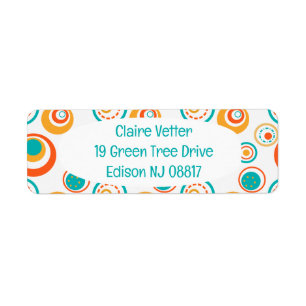 MCM Jawbreakers  Return Address Label