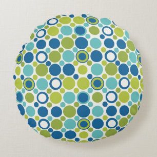 MCM Lime and Aqua Bubble Pillow