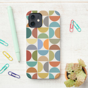 MCM Semicircles Big Pattern Colour on Cream iPhone 12 Case