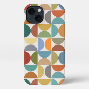 MCM Semicircles Big Pattern Colour on Cream iPhone 13 Case