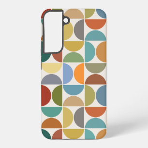 MCM Semicircles Big Pattern Colour on Cream Samsung Galaxy Case