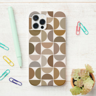 MCM Semicircles Browns+Cream Big Pattern iPhone 12 Pro Case