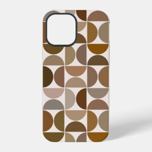 MCM Semicircles Browns+Cream Big Pattern iPhone 12 Pro Case