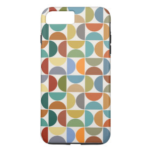 MCM Semicircles Pattern Color on Cream iPhone 8 Plus/7 Plus Case