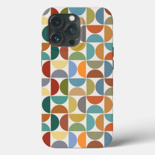 MCM Semicircles Pattern Color on Cream iPhone 13 Pro Case