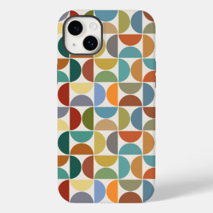 MCM Semicircles Pattern Color on Cream Case-Mate iPhone 14 Plus Case