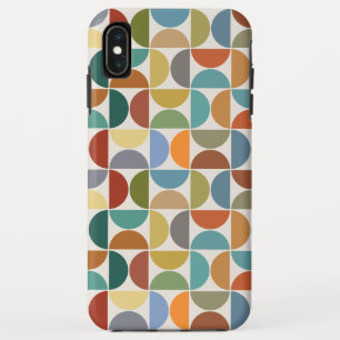 MCM Semicircles Pattern Colour on Cream iPhone XS Max Case