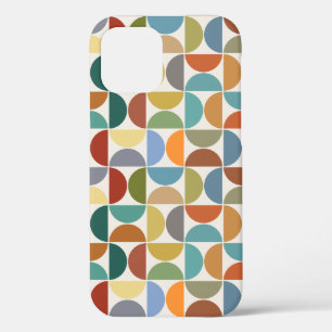 MCM Semicircles Pattern Colour on Cream iPhone 12 Pro Case