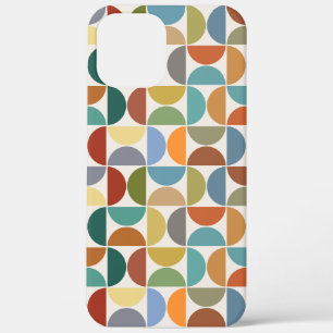 MCM Semicircles Pattern Colour on Cream iPhone 12 Pro Max Case
