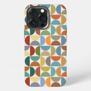 MCM Semicircles Pattern Colour on Cream iPhone 13 Pro Case
