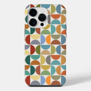 MCM Semicircles Pattern Colour on Cream iPhone 14 Pro Max Case