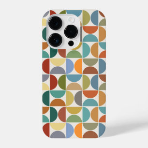 MCM Semicircles Pattern Colour on Cream iPhone 14 Pro Case