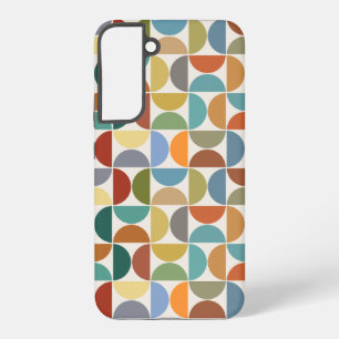 MCM Semicircles Pattern Colour on Cream Samsung Galaxy Case