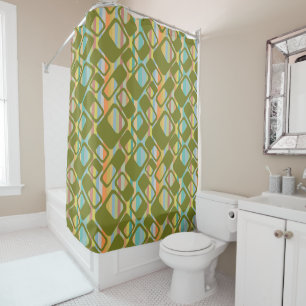MCM Stripes  Shower Curtain