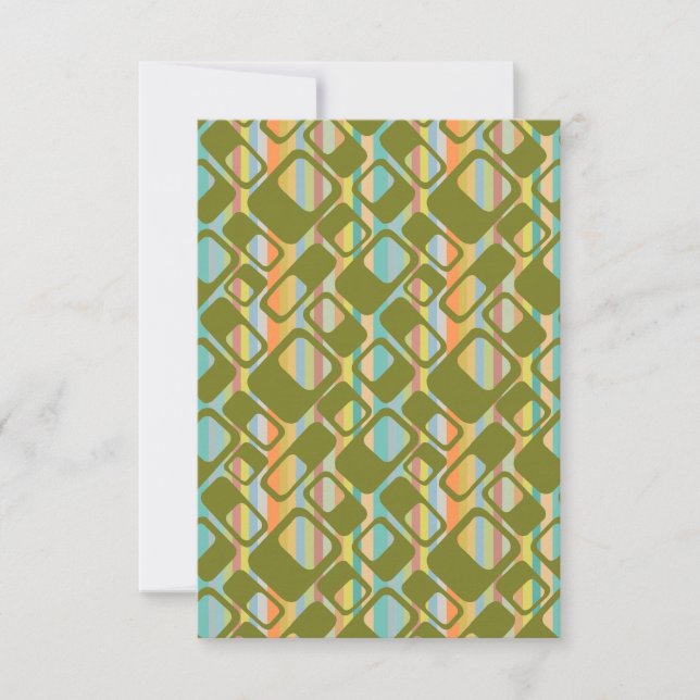 MCM Stripes  Thank You Card (Front)