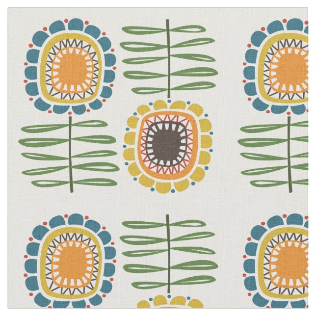 MCM Sunflowers Fabric (Close Up)