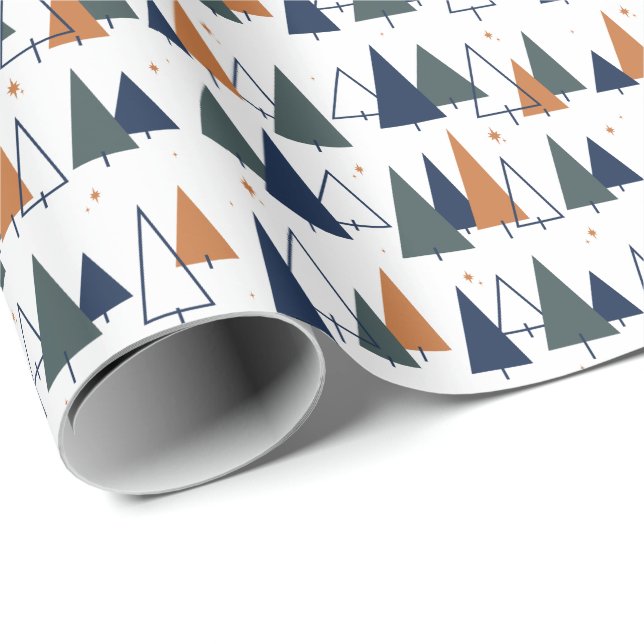 MCM Trees Wrapping Paper (Roll Corner)