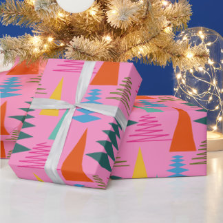MCM Trees Wrapping Paper