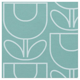 MCM Tulip Aqua Fabric