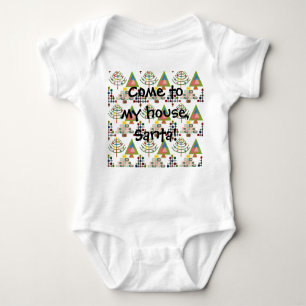 MCM Xmas Trees  Baby Bodysuit