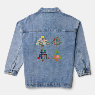 MCM Xmas Trees Denim Jacket