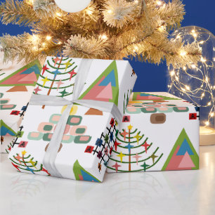 MCM Xmas Trees  Wrapping Paper