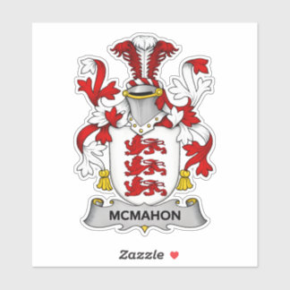 McMahon Family Coat of Arms Vinyl Sticker