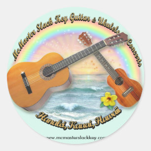 McMaster Slack Key Classic Round Sticker